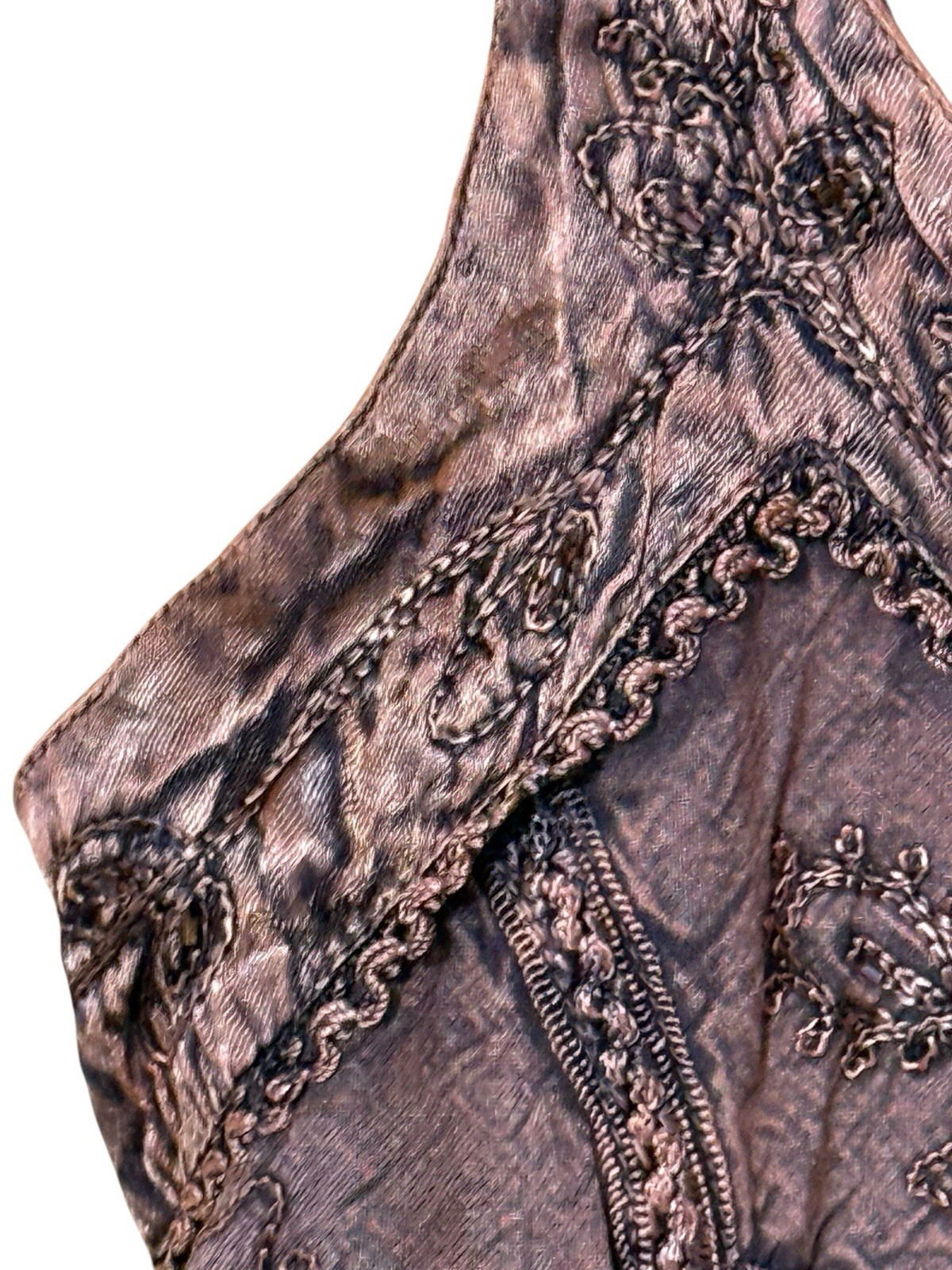 Y2K Beaded Tank Top Size XL