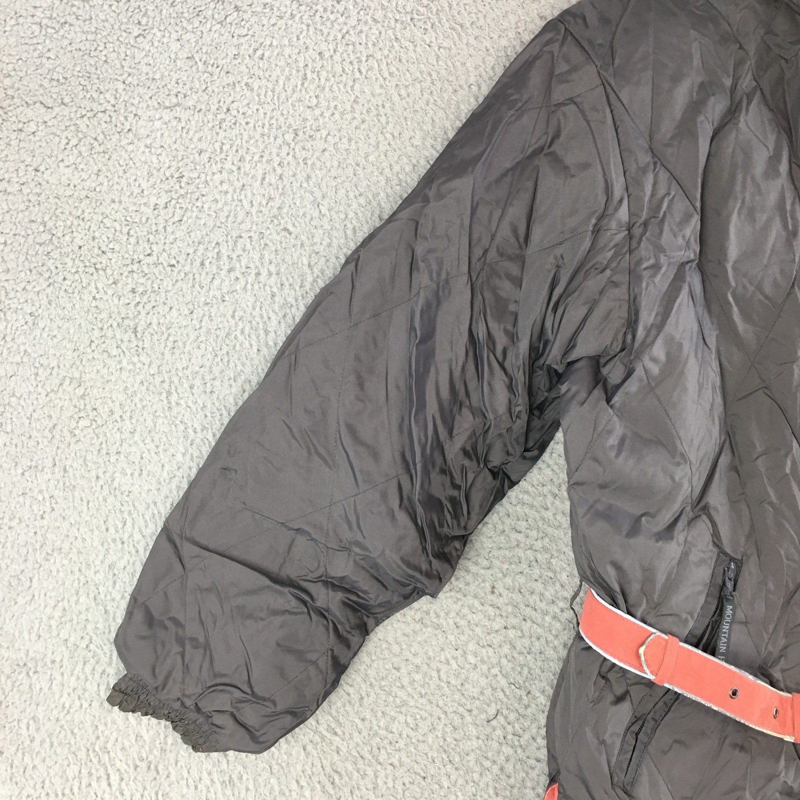 Mountain Horse Reversible Puffer Jacket Womens Medium Long Sleeve Mock Neck Gray