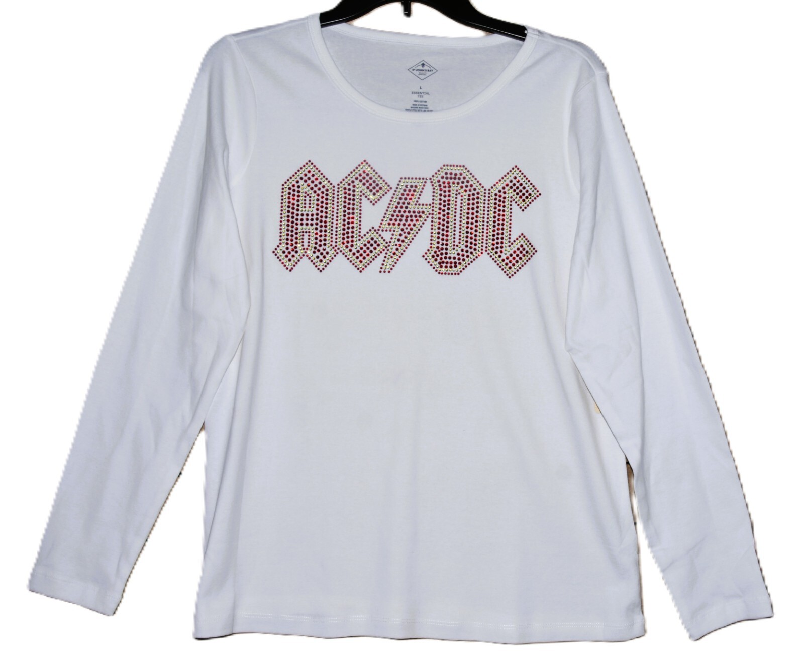 AC/DC rhinestone bling shirt or tank XS S M L XL XXL 1X 2X 3X 4X 5X