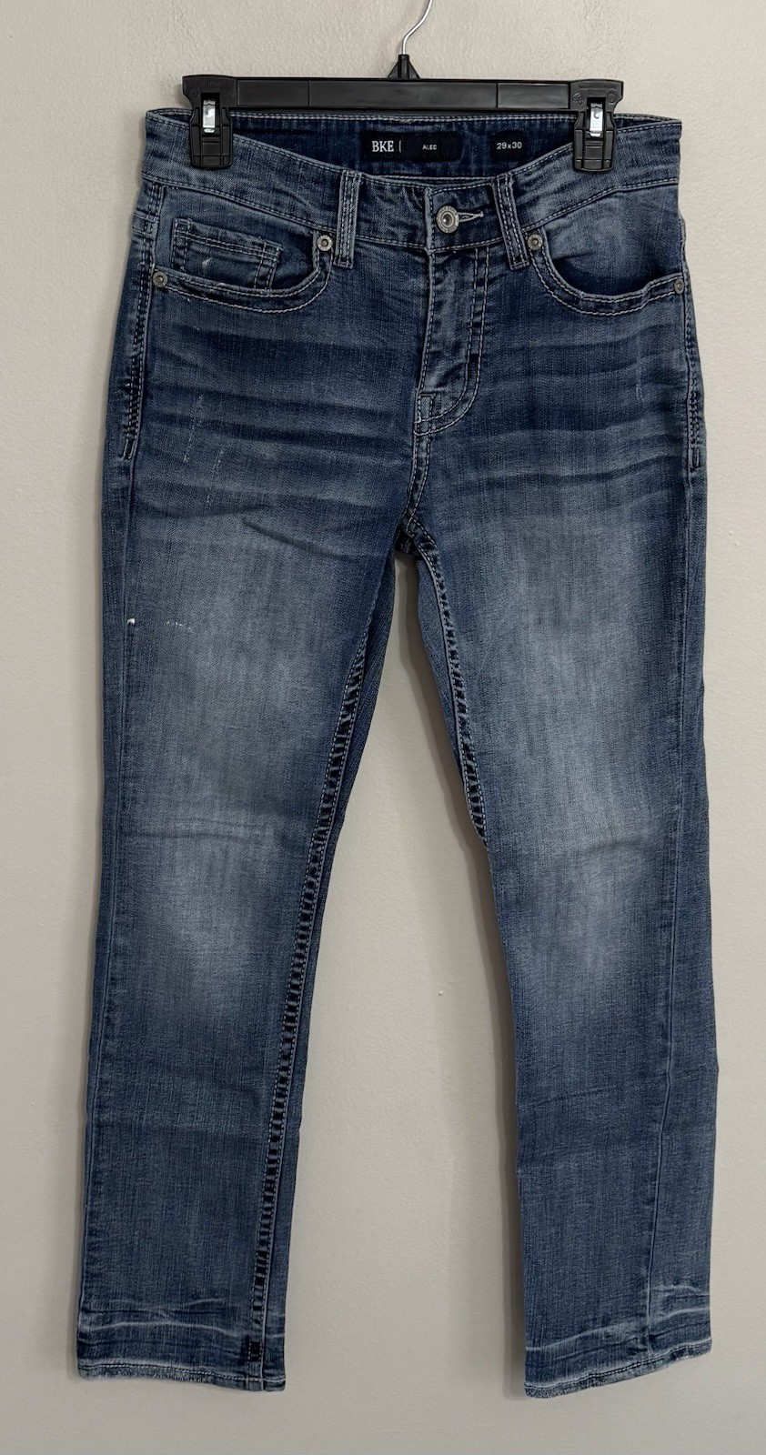BKE Alec Men’s 29×30 Straight Leg Denim Blue Jeans