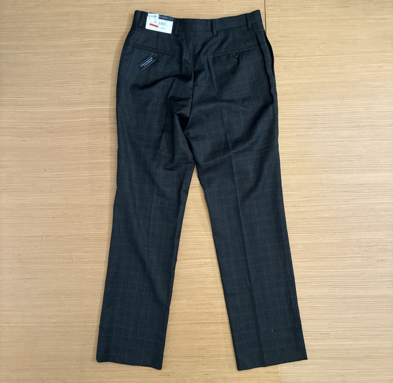 Tommy Hilfiger Men’s Size 32×32 Tailored Trim Fit 100% Worsted Wool Pants