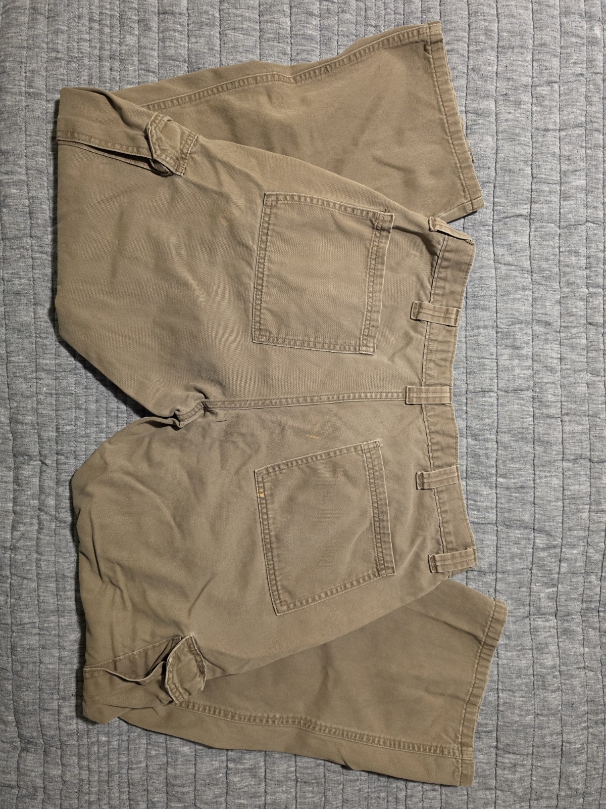 Wrangler Straight Fit 100% Cotton Cargo 34×30 Olive Green