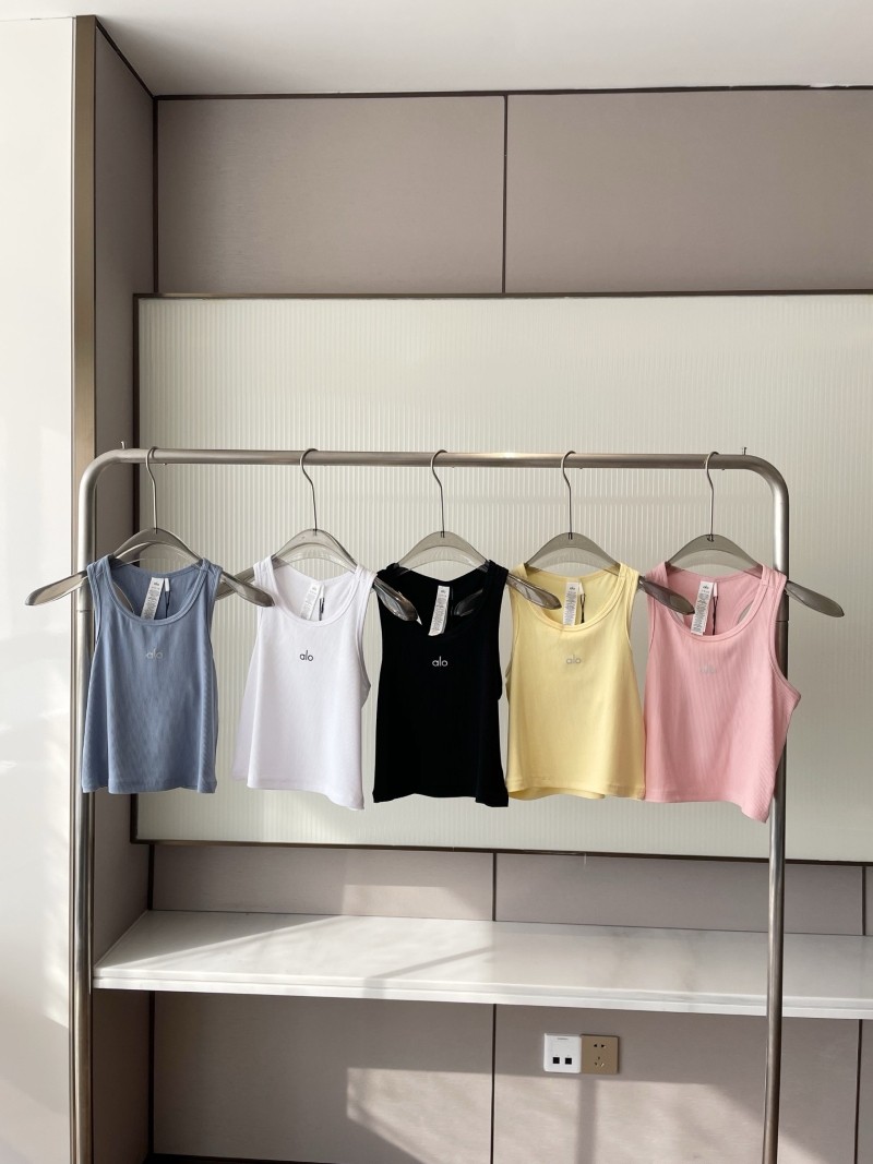 NEW AIo Yoga Summer Vest Aspire Tank Cropped Vest Thread Soft Women’s Tank Top
