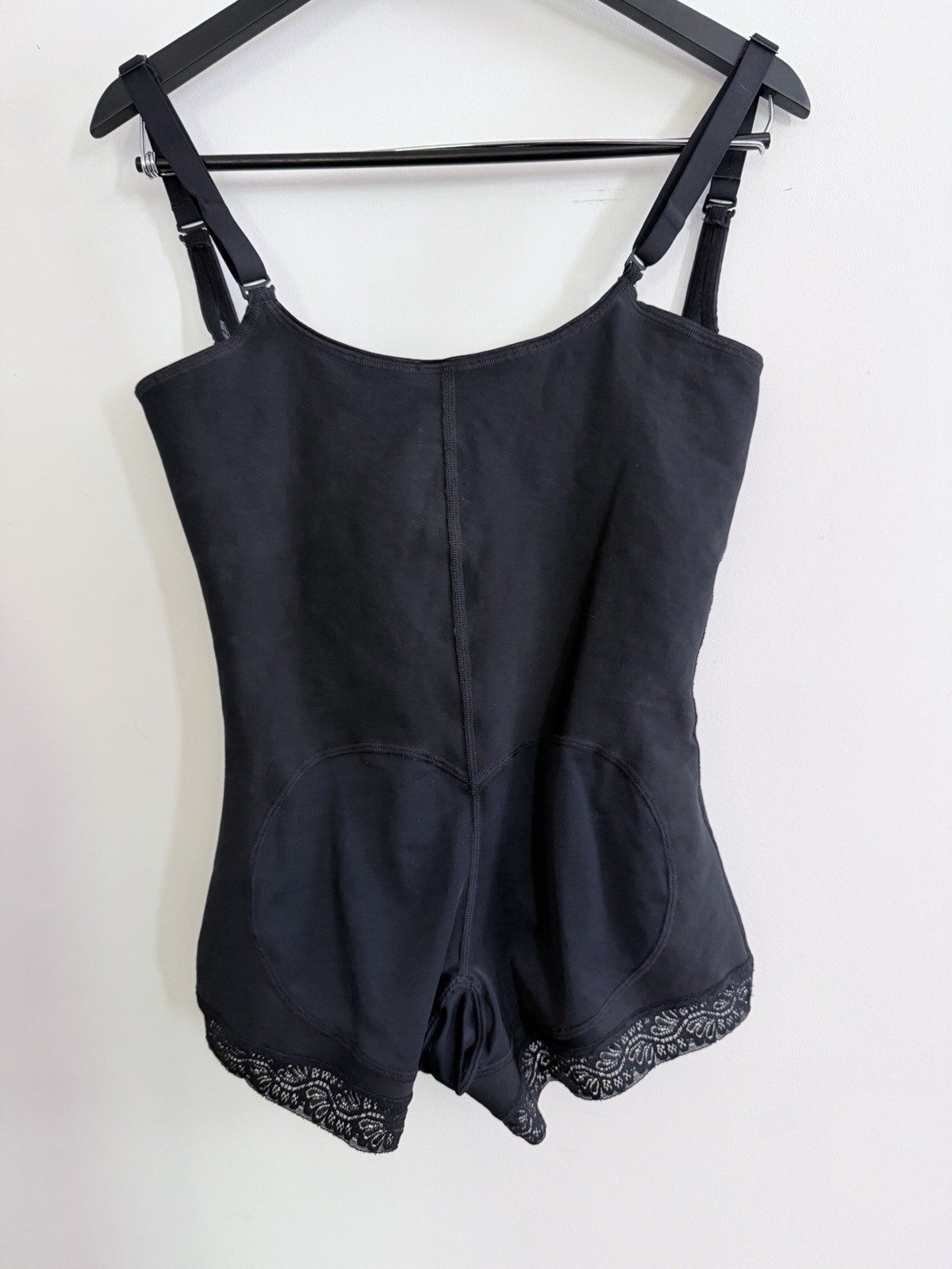 Leonisa 018678N PowerSlim Open Bust Body Shaper Boyshort Faja XL