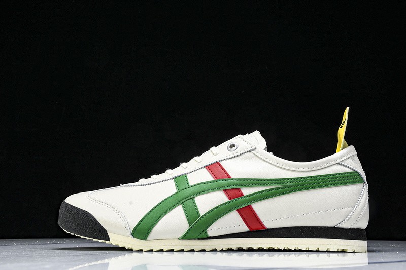 Onits*ka Tiger Mexico 66 SD Birch Green Red Yellow 1183A872-100 Unisex Size 4-11