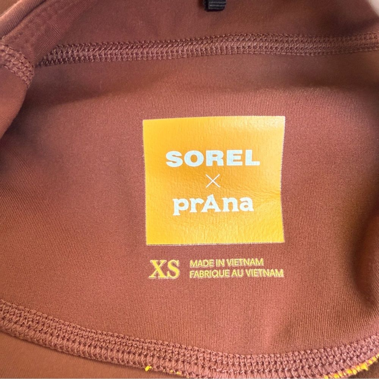 PRANA x SOREL Wandering Soul Shortie Athletic Short Romper Brown Women’s XS