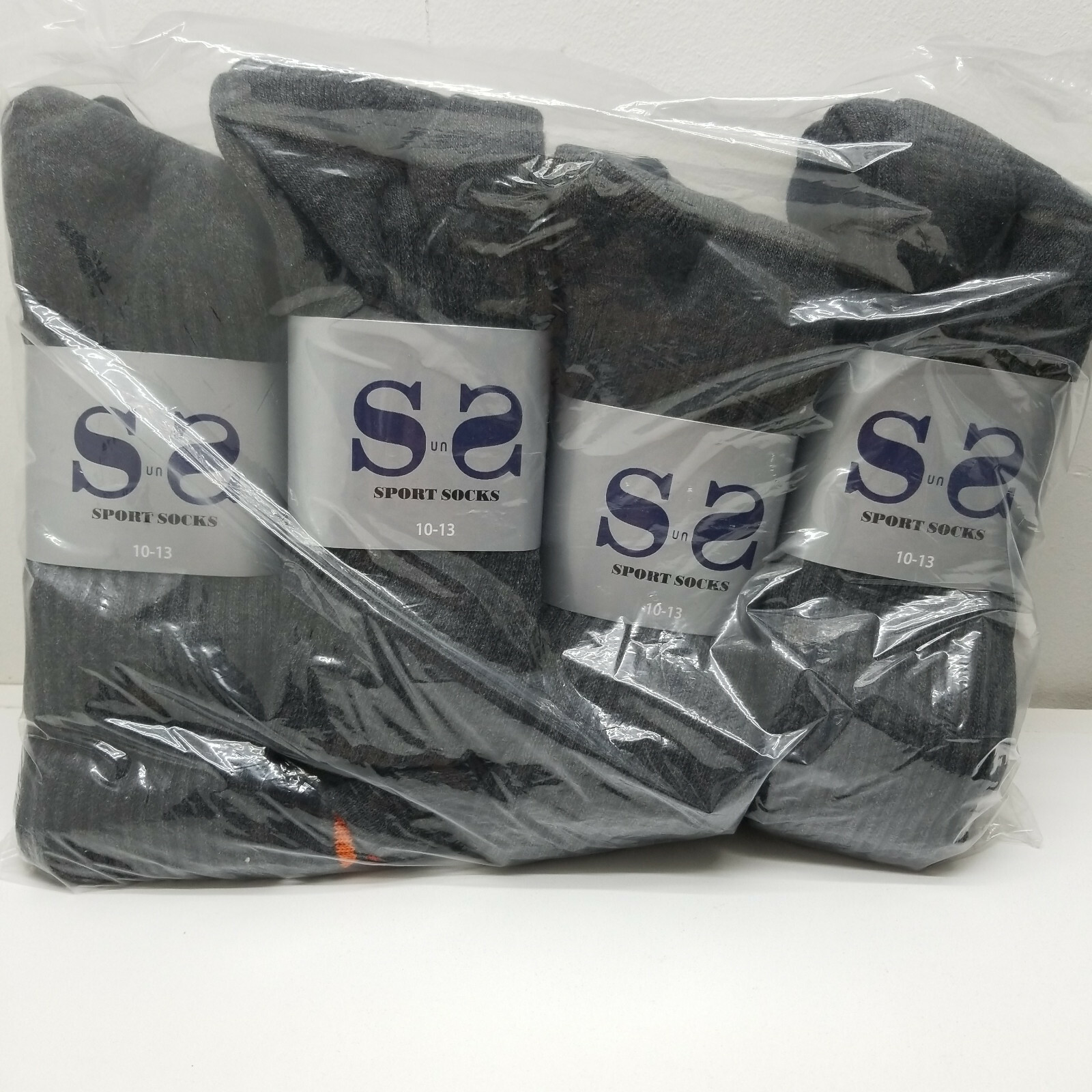 Lot Of 12 Mens Socks Sports Casual 10-13 mid calf