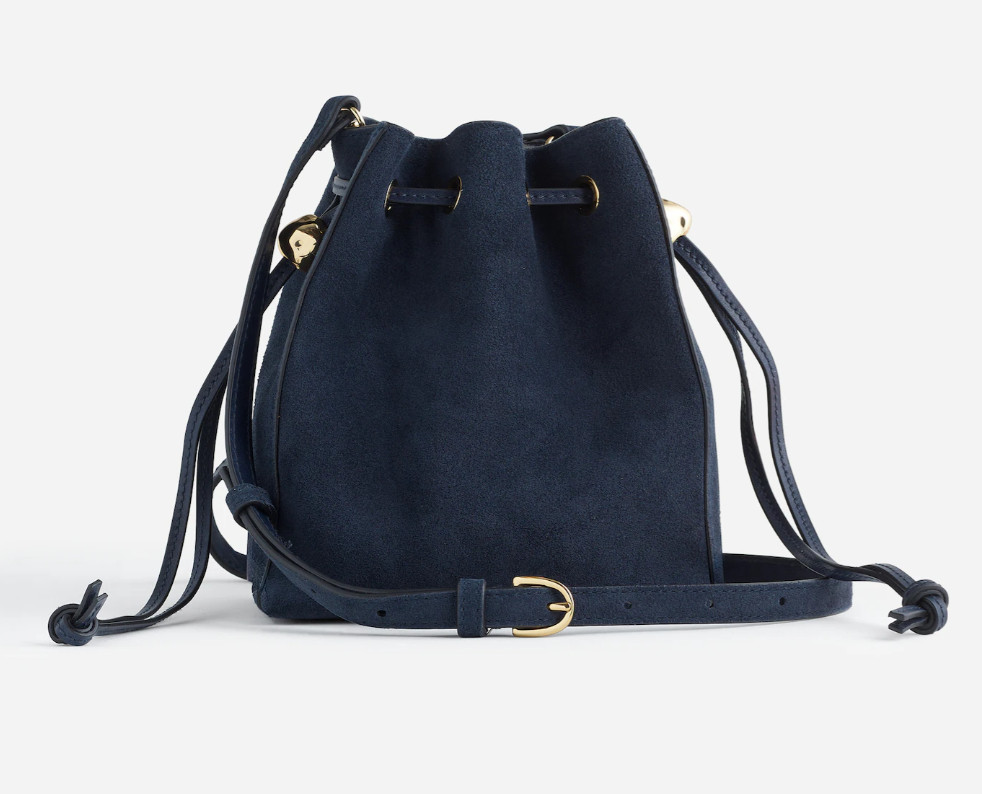 Madewell The Mini Drawstring Crossbody Bucket Bag