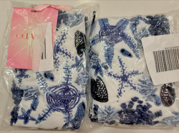 Oceanus Embroidered Seahorse One-Piece Swimsuit NWT Various Sizes