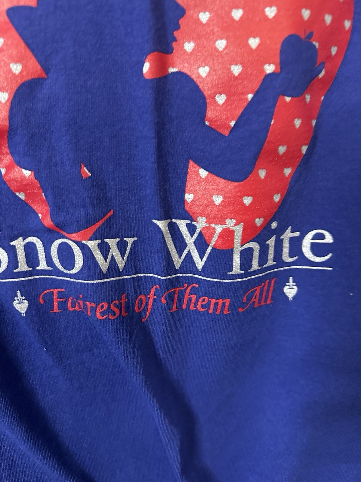 Disney Parks Snow White Blue Thick Strap Tank Top Shirt Size XL