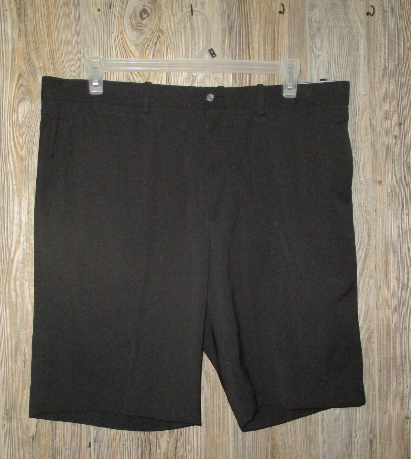 Bobby Jones Golf Shorts Size 36 Nanotex Fabric Black Msre 39×9