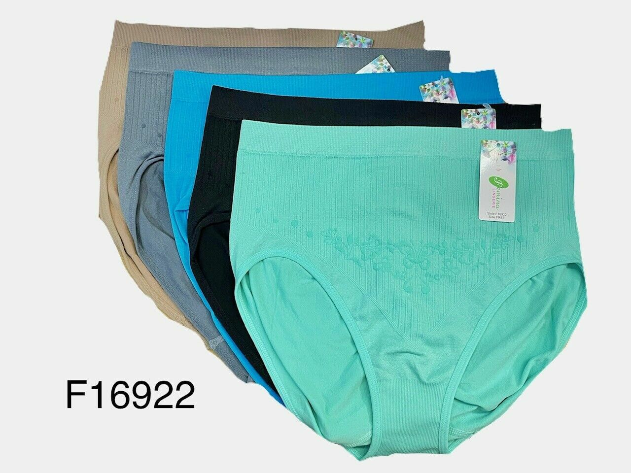 Lot of 3-6 Womens High Waist Stretch Tummy Control Body Shaper Panties Under 22