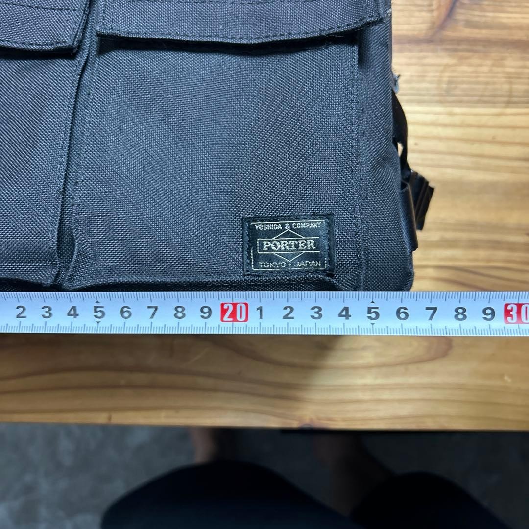 PORTER Black Shoulder Bag Porter Yoshida