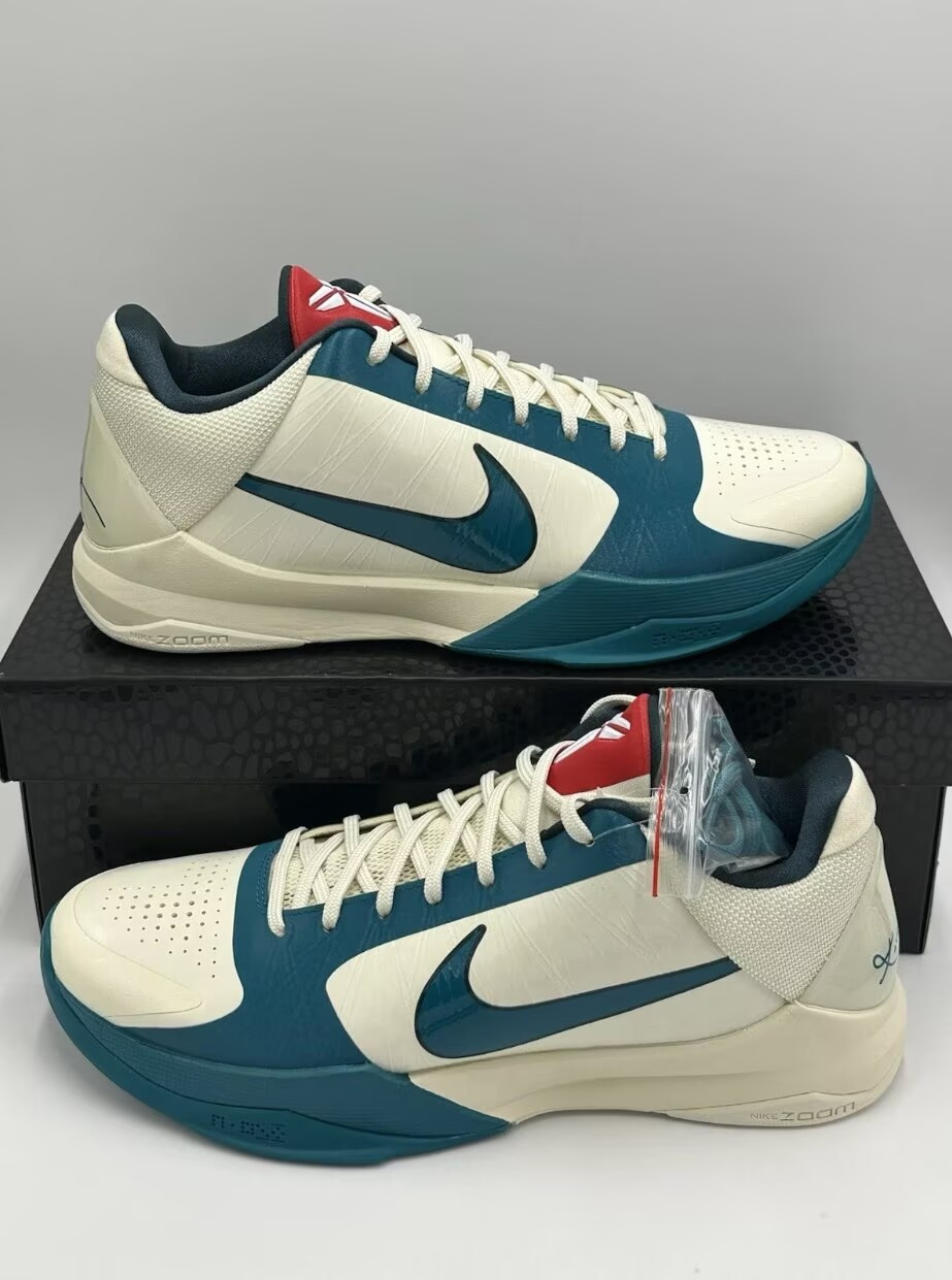 Nike Kobe 5 Protro ‘Caitlin Clark’ Coconut Milk Bright Spruce