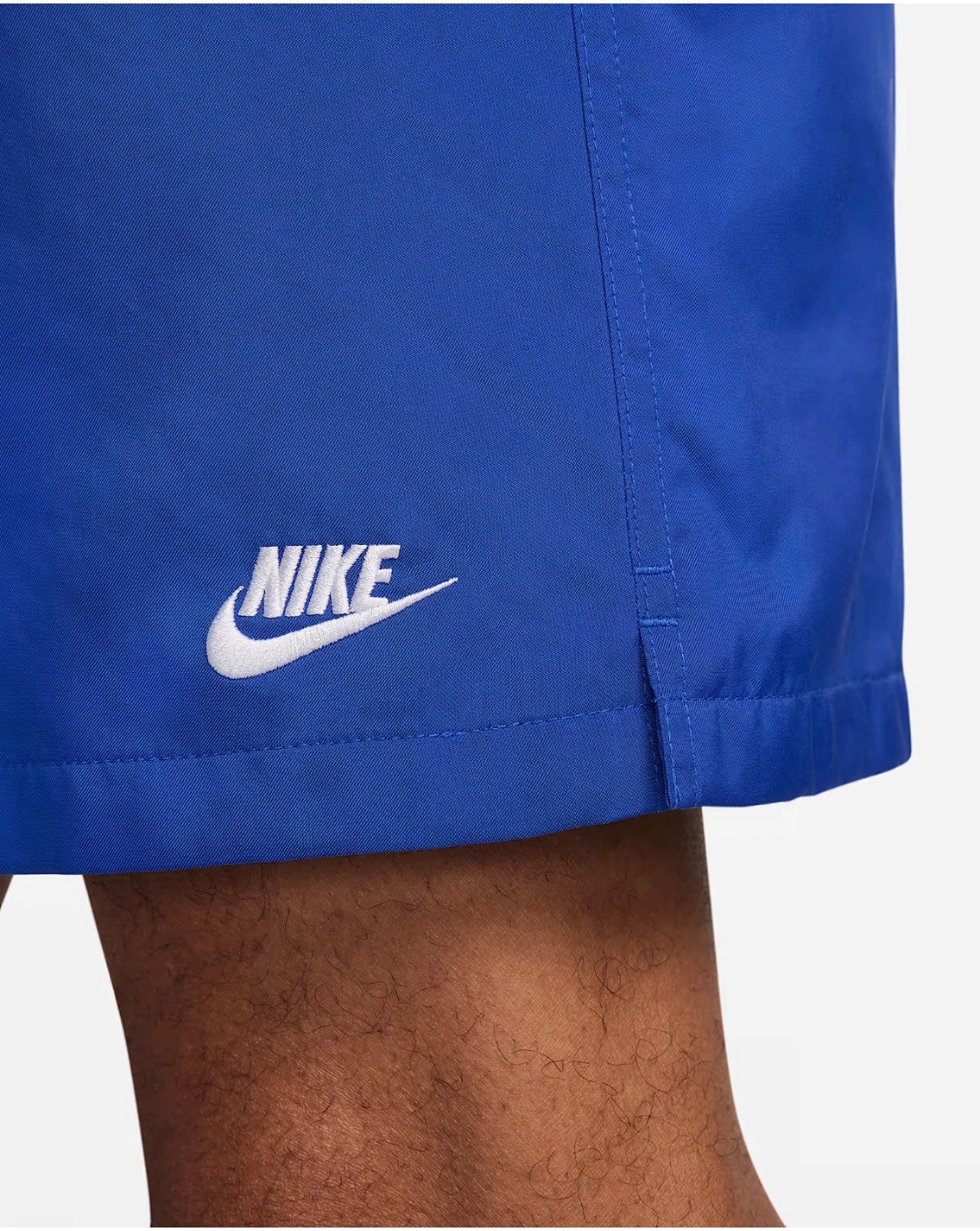 Nike Club Woven Standard Fit Mid Thigh Length Blue Shorts AR2382-480 Men Size XL