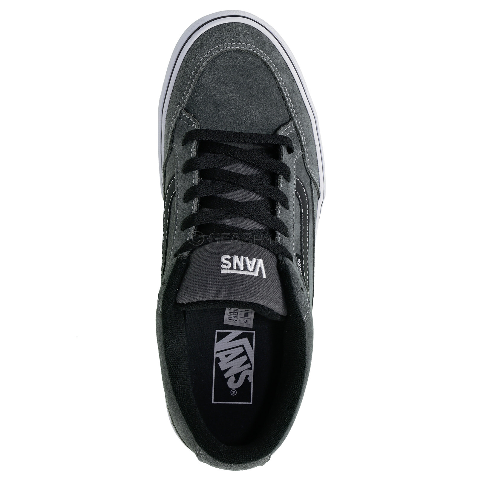 VANS Skate Bearcat Mens Low Top Skakeboarding Shoes, Gray Suede, Pick Size