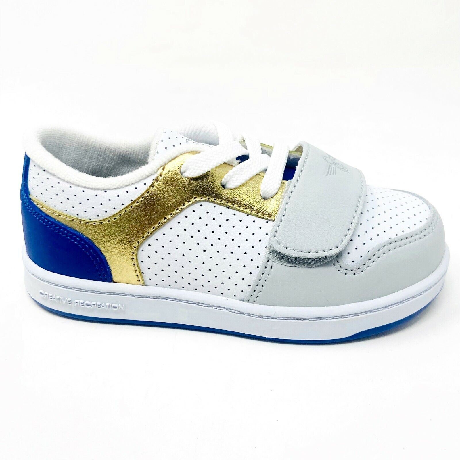 Creative Recreation Cesario Lo Metallic Gold Vapor White Toddler Sneakers