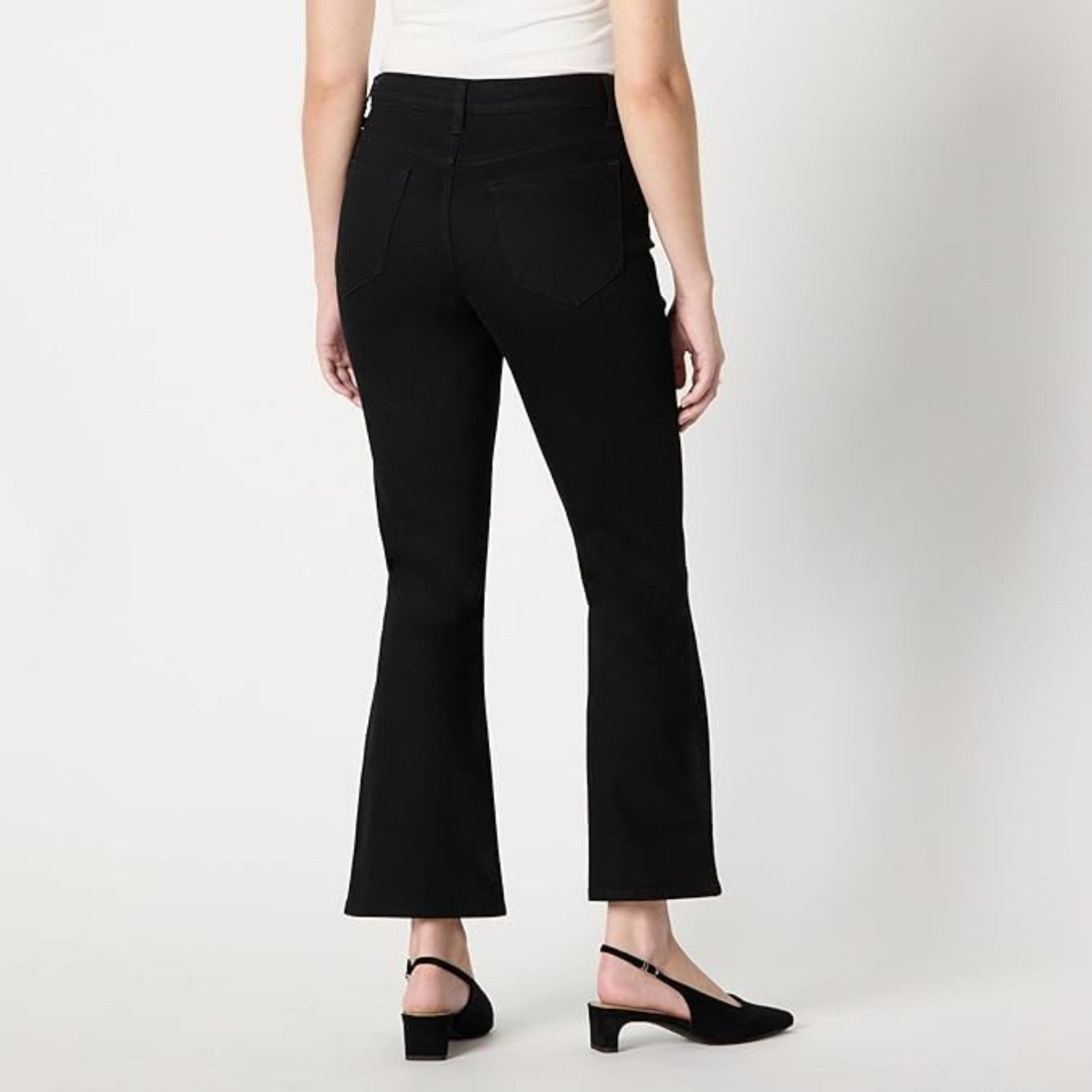 Stretch Mid-Rise Kick Crop Jean, Size 6, 23G-200B007