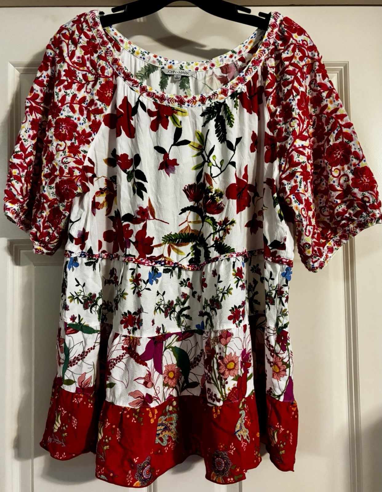 NWOT John Mark Boho Revival Coquette Cottagecore Old Money Quiet Luxury Size L