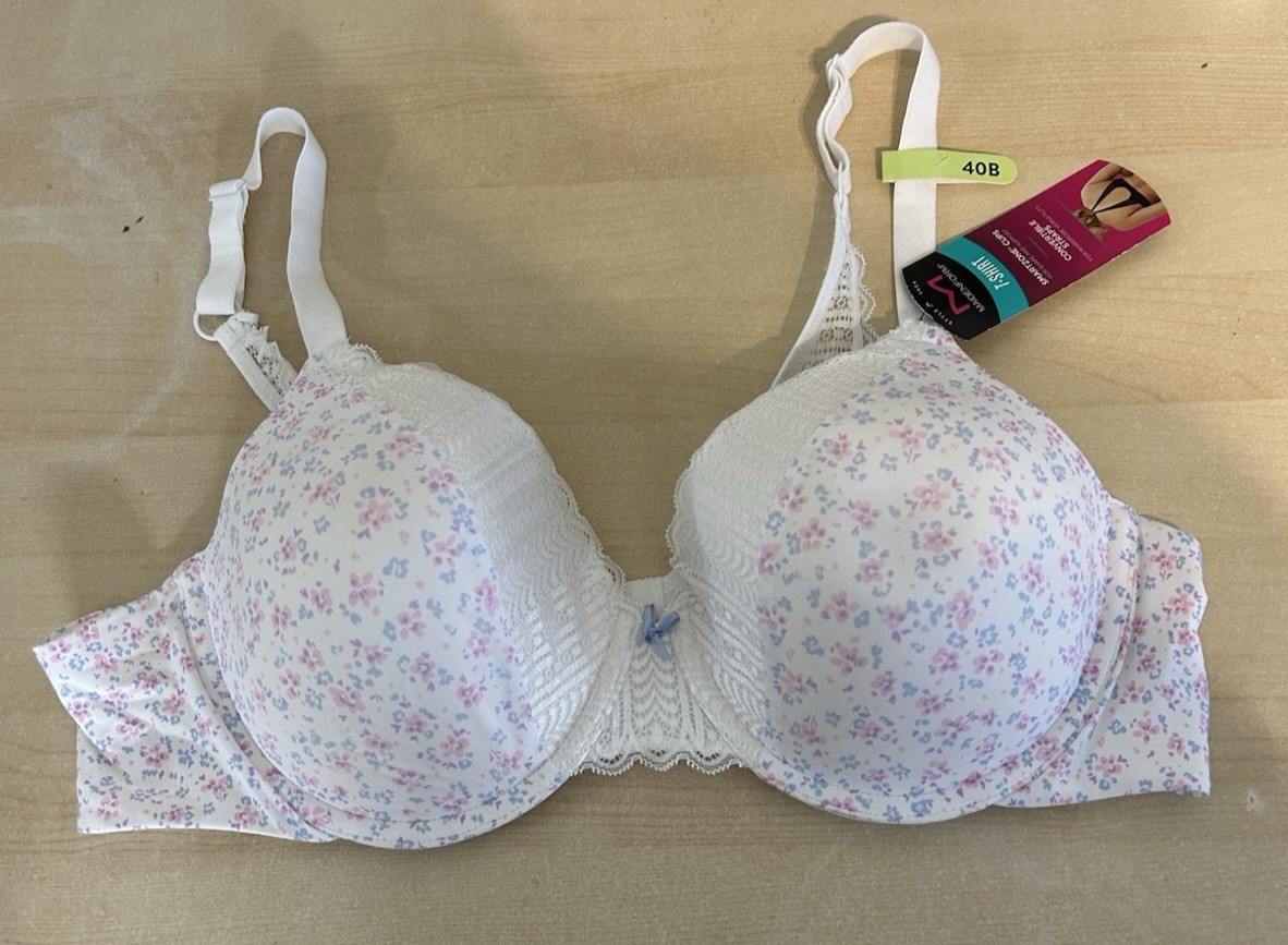 Maidenform T-Shirt Bra, Comfort Devotion Underwire Bra, Full Coverage Bras 40Bo