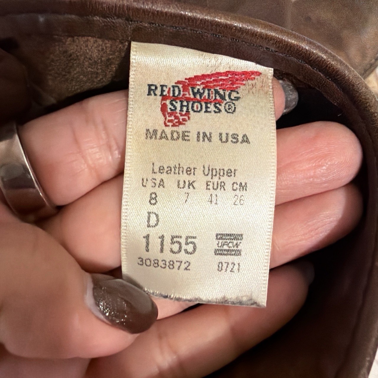 Red Wing Pecos 1155 Nailseat 8D