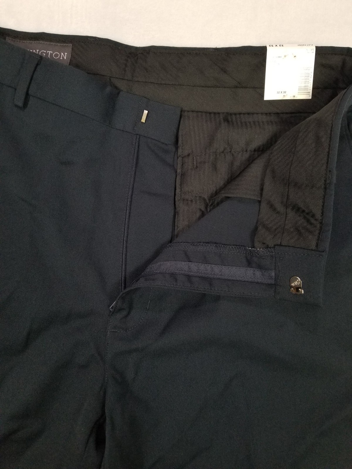 Covington The Essential Pant Men’s Dark Navy Flat Front Dress Pants Size 32×32 N