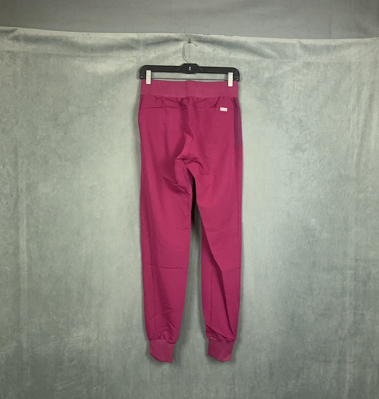 Figs Scrub Jogger Pants Boston Slim Womens Size XXS TALL Dark Magenta DKM