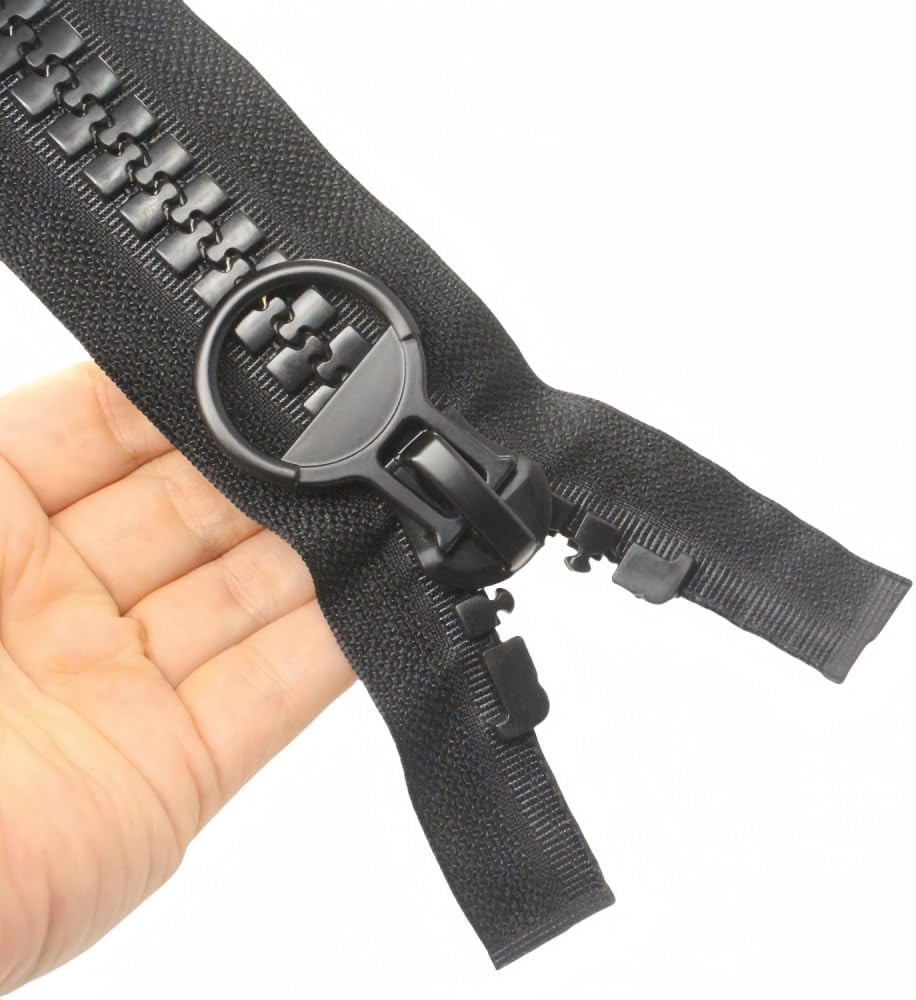 200cm Heavy Duty Plastic Separating Zipper #20 for Tents Coats Canvas 78 Inch