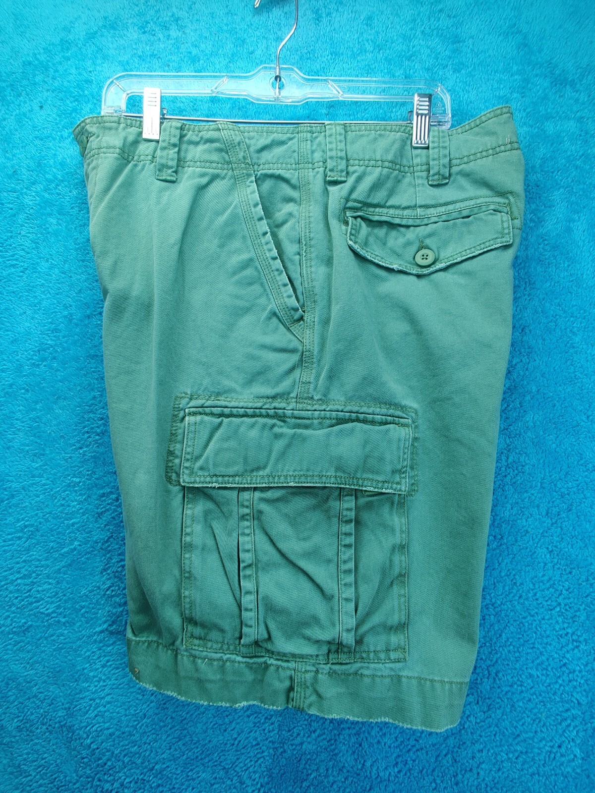 Vtg Roebuck And Company Men’s Size 36 Green Cargo Shorts 4929
