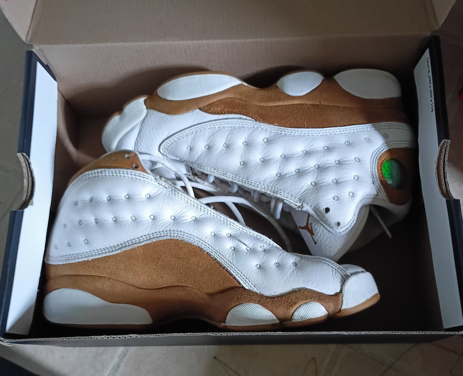 Jordan Air Jordan 13 Retro Men’s Mid Top Lace-Up Colorblock White/Brown