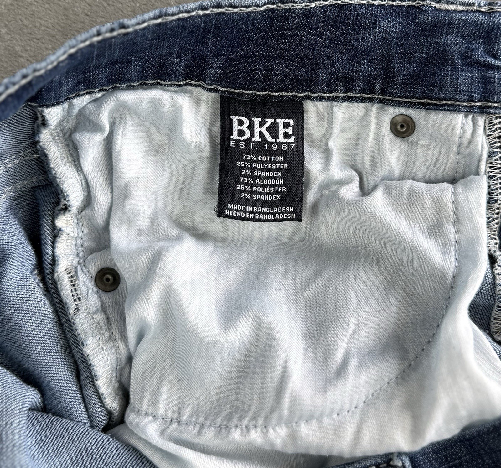 BKE Jake Jeans Mens 32×34 Medium Wash Straight Leg Stretch Denim