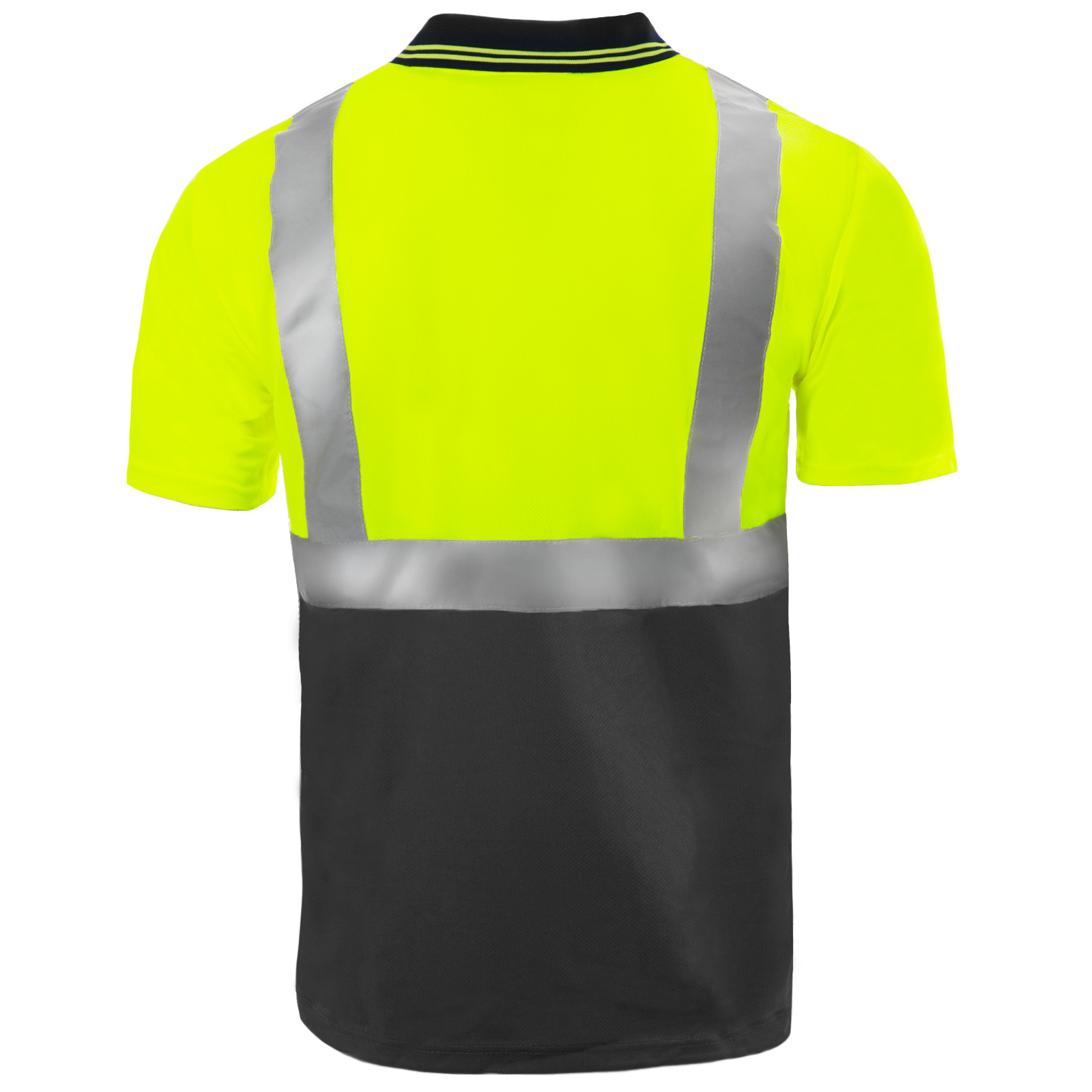5 Pack NEW JORESTECH ANSI/ISEA Class 2 Safety Reflective Quick-Dry Polo Shirts