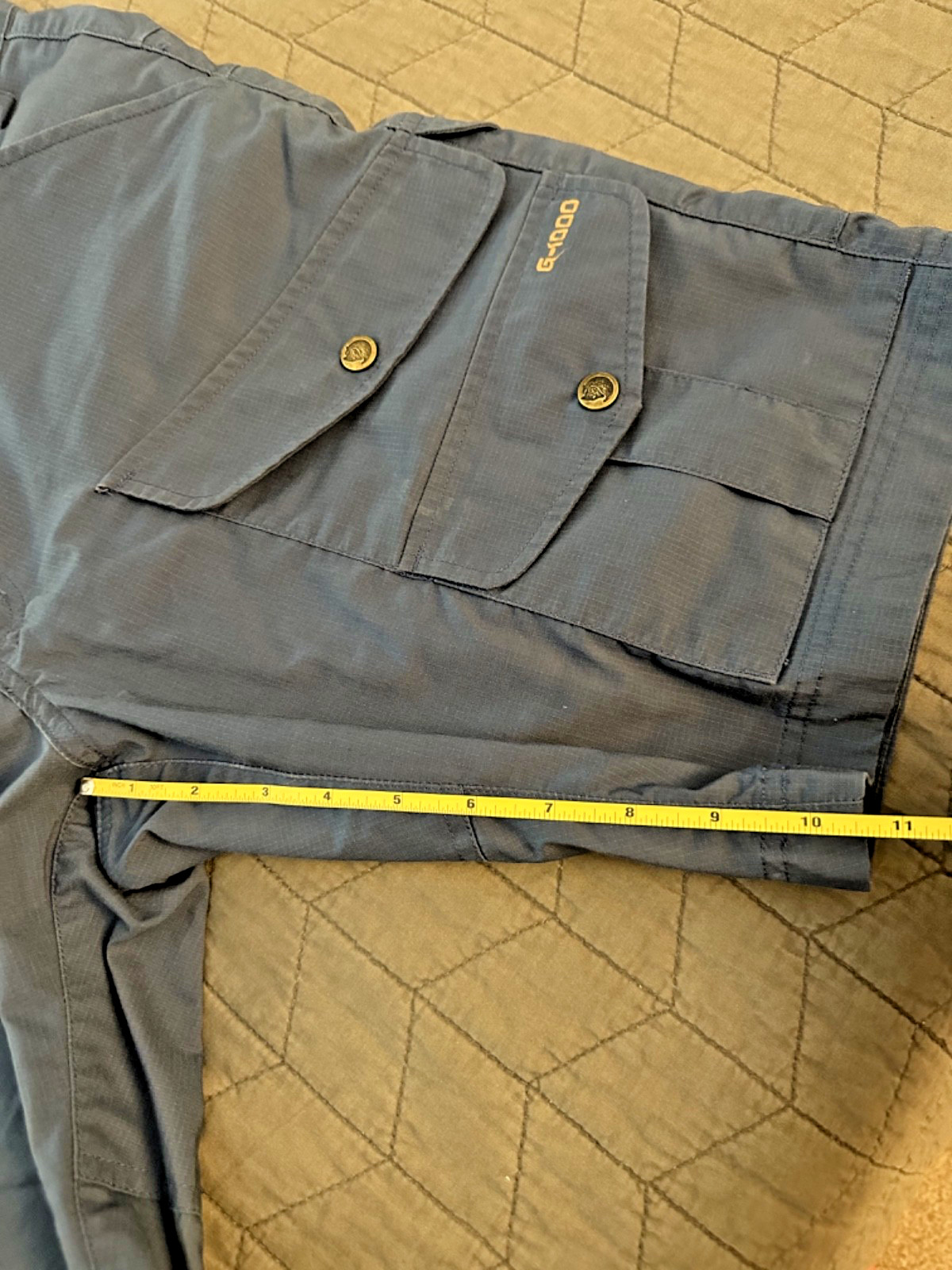 Fjallraven Vidda Pro Lite Shorts, Mens US 36 (EU 52), Blue, Exc Cnd, RRP $120