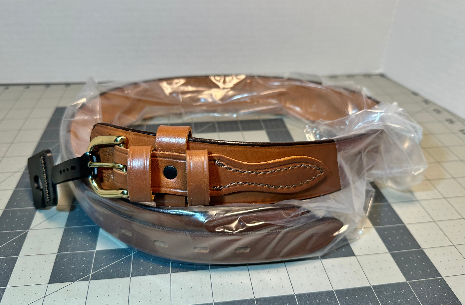 Bianchi B4 Ranger™ Belt, 1.75″ Width, Plain Tan, Brass Buckle, Size: 32″ | NEW