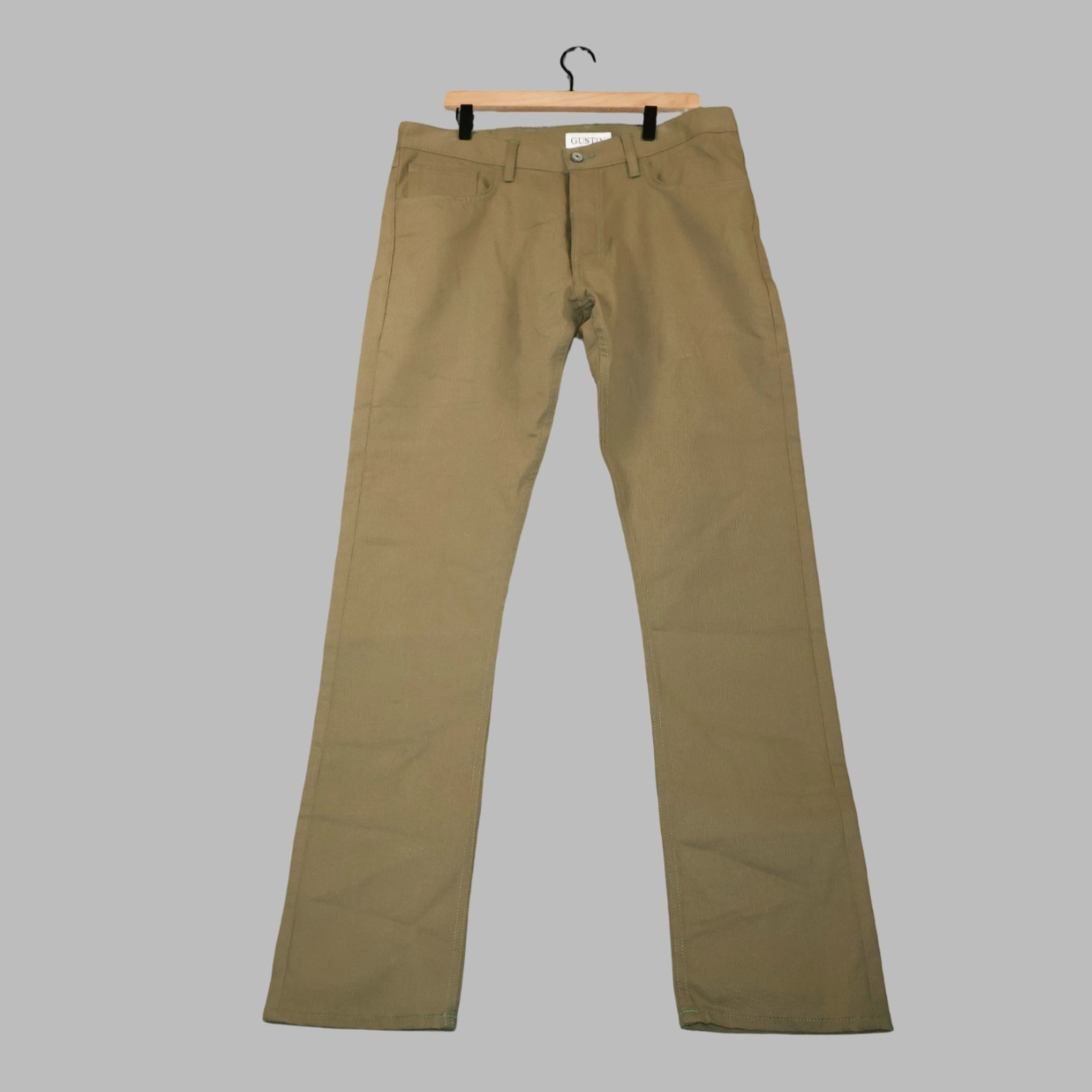 Gustin #85 American Bedford Desert 5 Pocket Slim Fit Pants Mens 38 USA Made Work