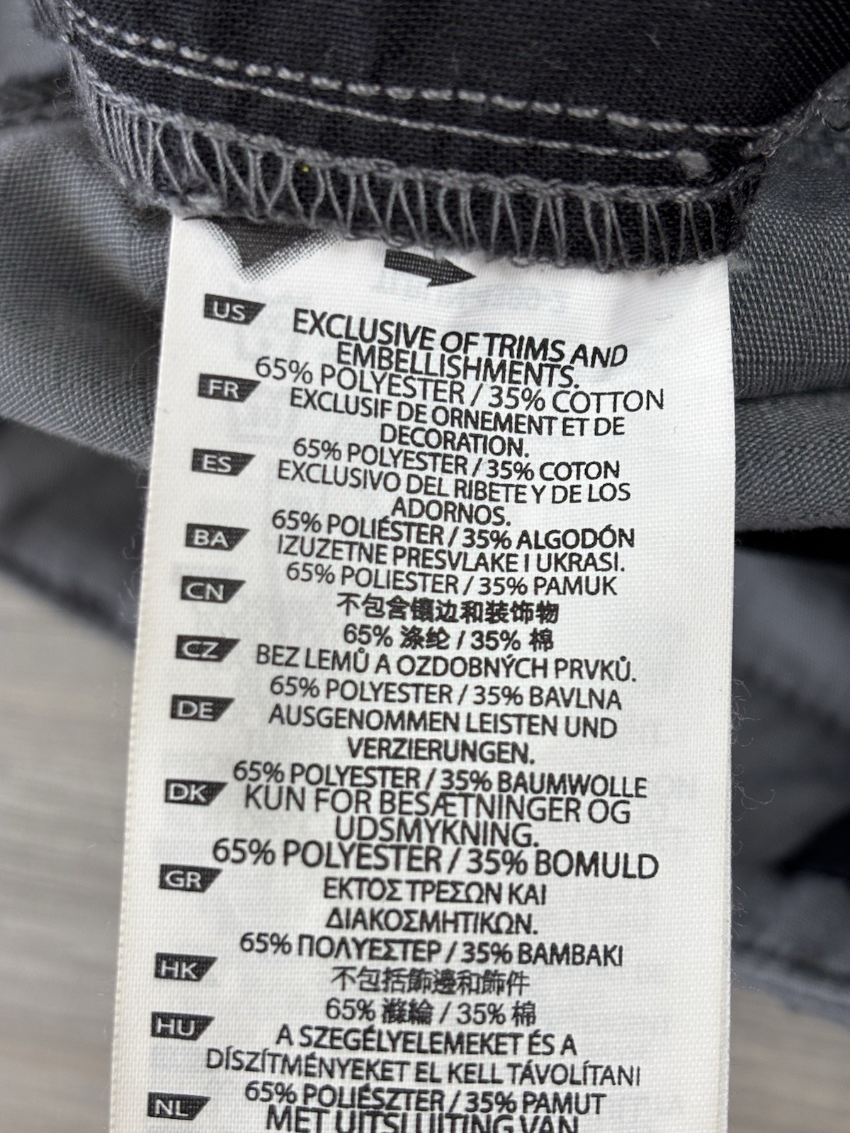 5.11 Tactical Stryke Cargo Pants Flex-Tac Ripstop 40×35 Grey Regular Fit