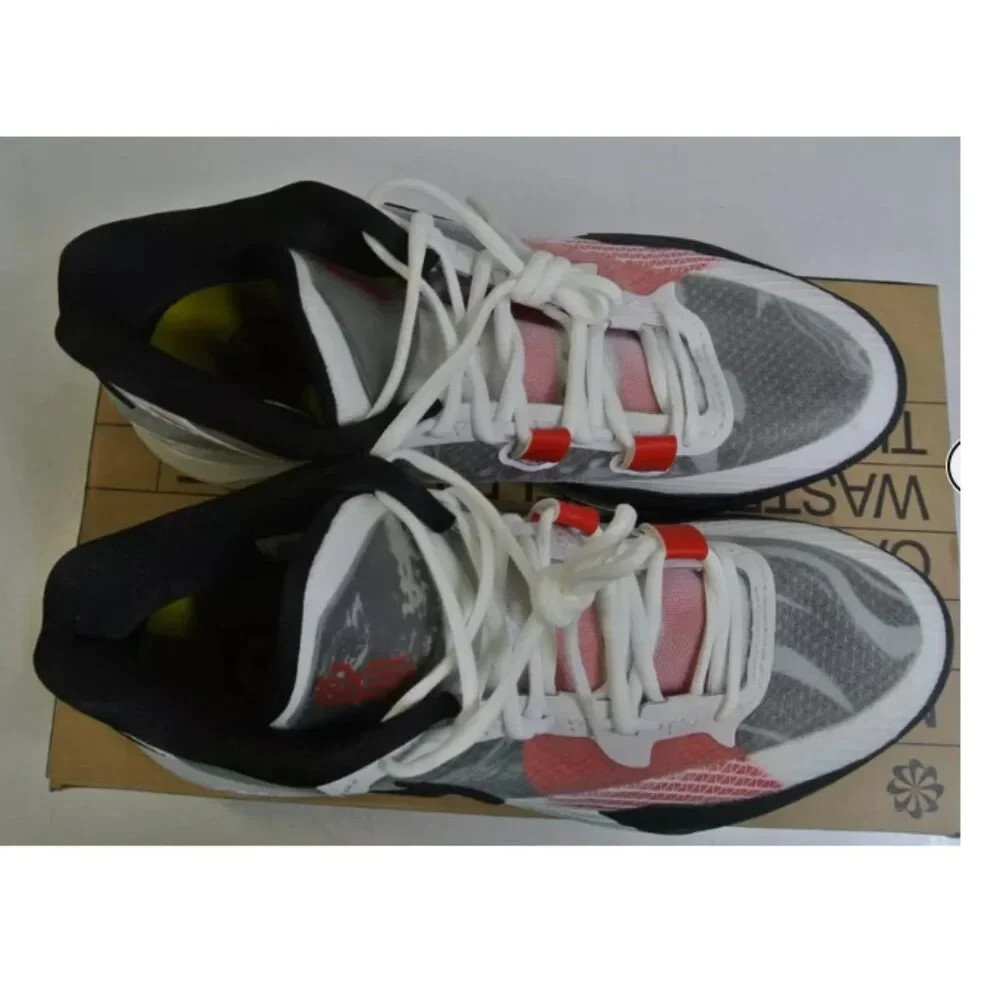 Nike Kyrie 8 DJ6017-100 Black White Red- Basketball Shoes Mens Size 13