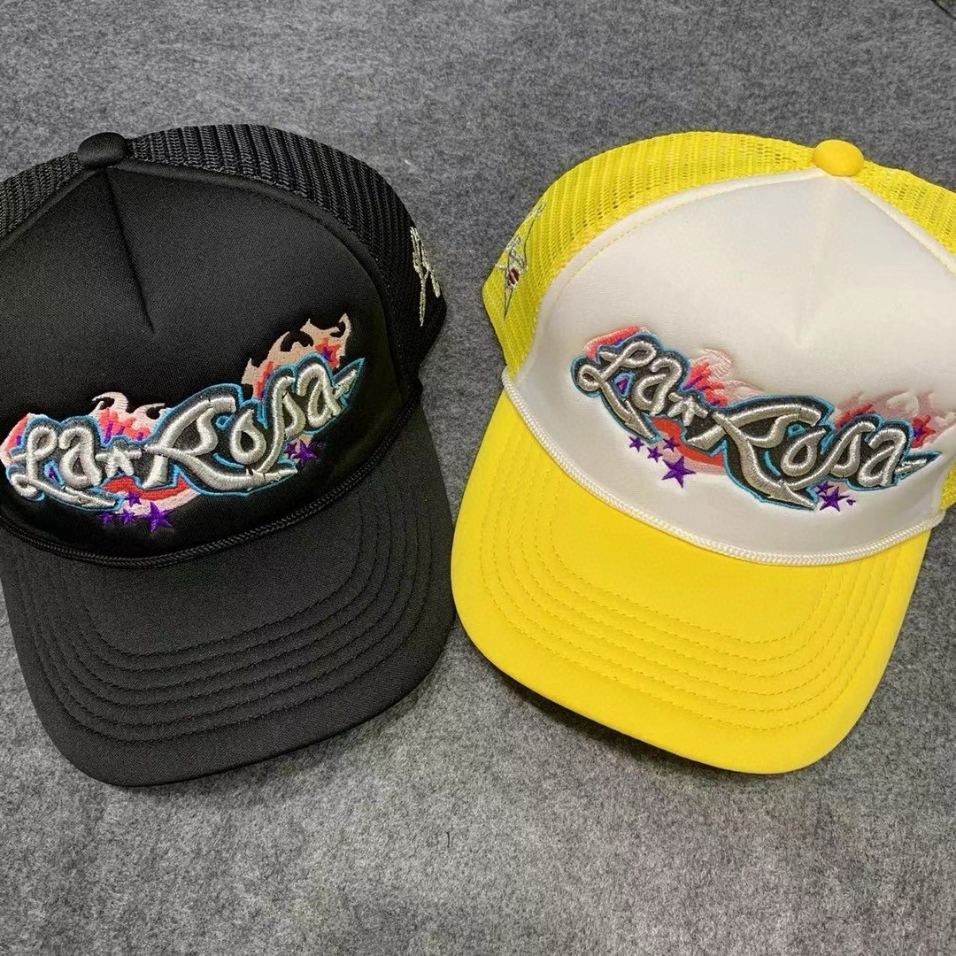 Gallery Dept Trucker Hat Printed Mesh Cap Multi‑Color Streetwear Casual Headwear