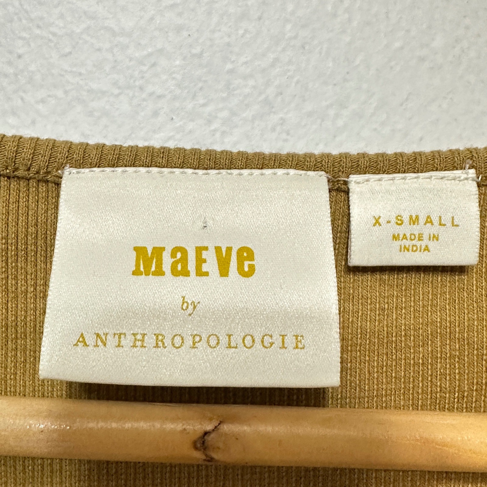 Maeve Anthropologie Mesh Puff Sleeve Top Size XS Ribbed Feminine Blouse Romantic