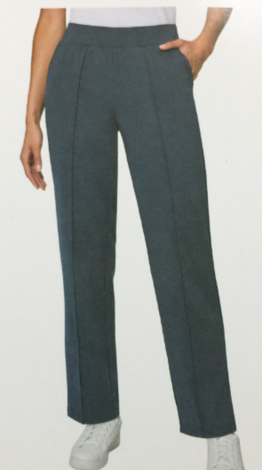 NEW Mondetta Women’s Pintuck Straight Leg Pull On Pants Size XL