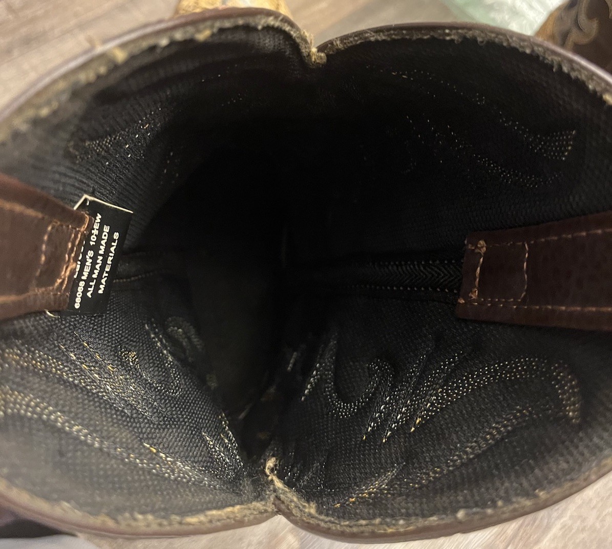 Laredo Monty 68068 Python Snake Skin Boots Western Cowboy Sz 10 1/2EW