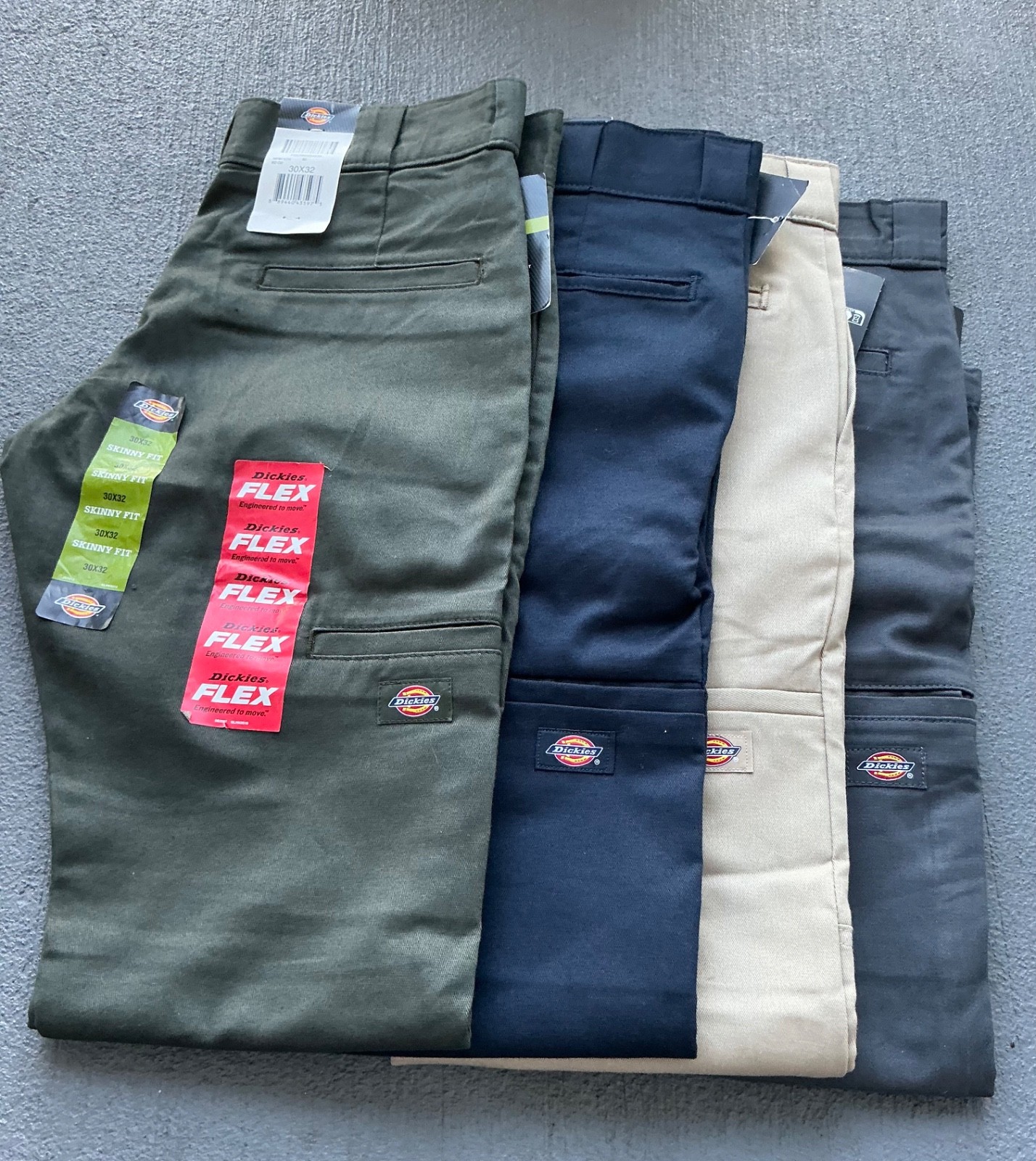 Dickies Flex Men’s Slim Skinny Fit Twill Work Pant