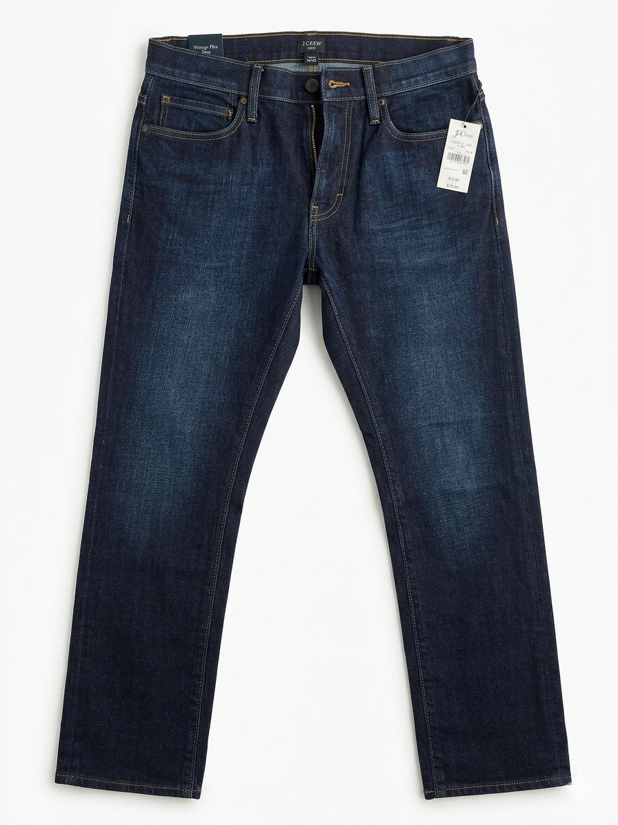 J.Crew Slim Vintage Flex Jeans Men’s 33×30 Dark Indigo NEW WITH TAGS Style AZ866