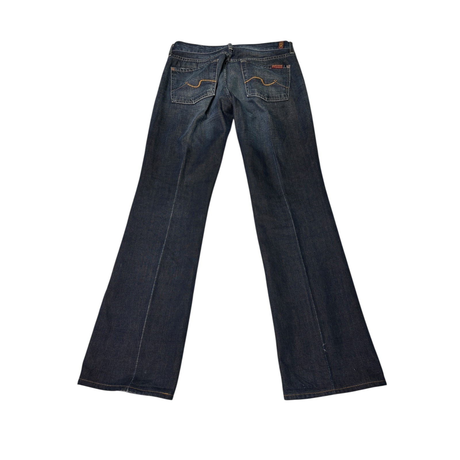 7 For All Mankind Women’s Size 31X31 Bootcut Jeans Dark Wash Denim Made in USA