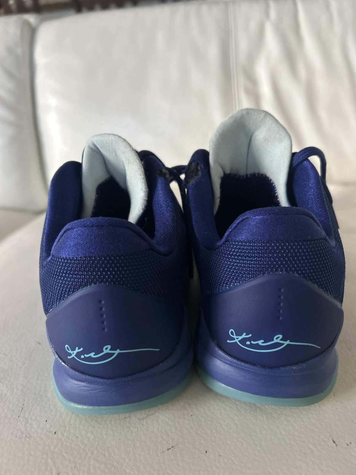 Nike Kobe Lightweight Low Top Basketball Sneakers Blue/White Lace Up 2024