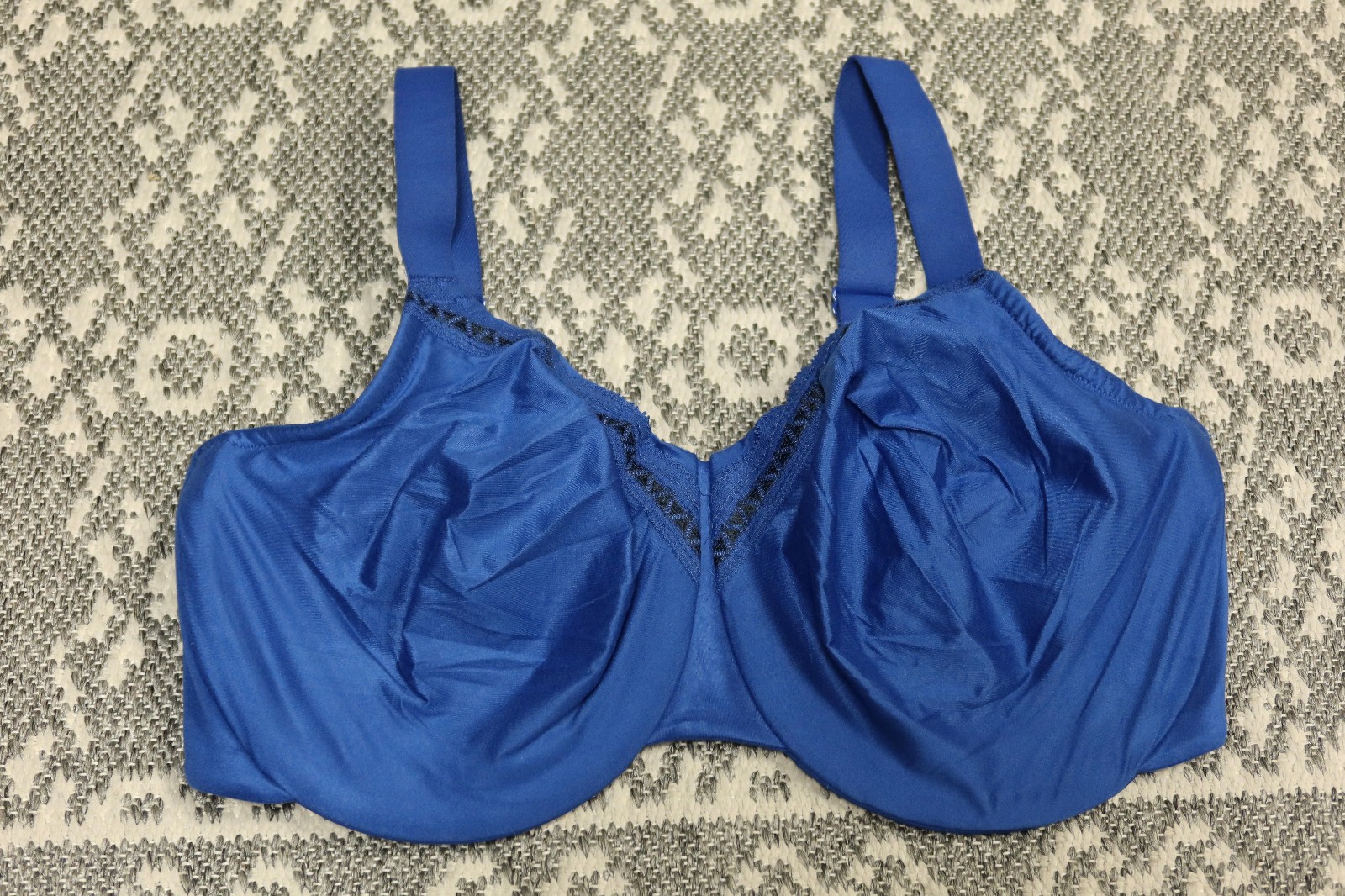 New Wacoal Perfect Primer Full Figure Underwire Bra – Size 34H – Blue – 855213
