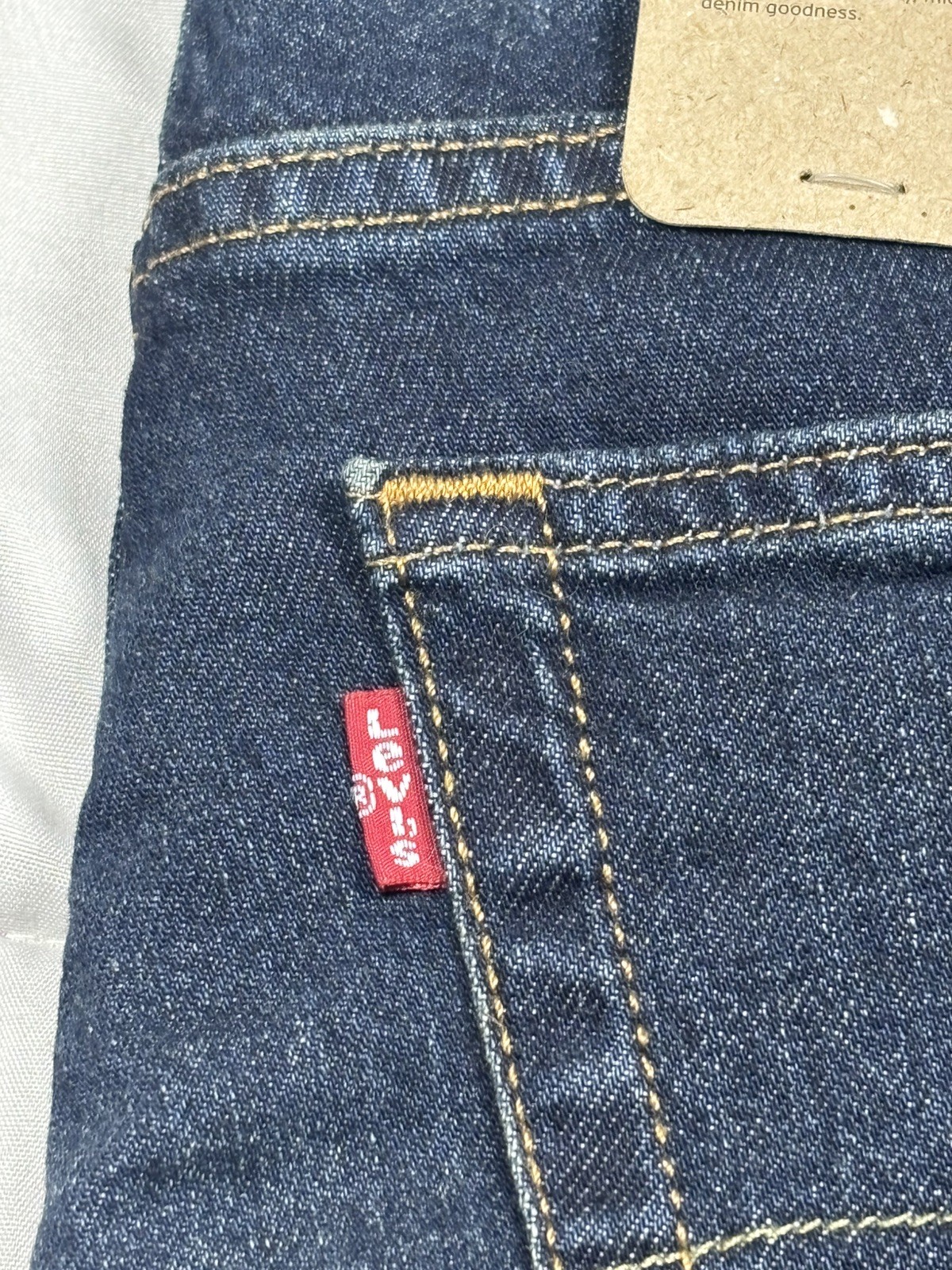 NWT Levi’s 559 Relaxed Straight Fit Stretch Rugged Blue Denim Jeans Mens 36×32