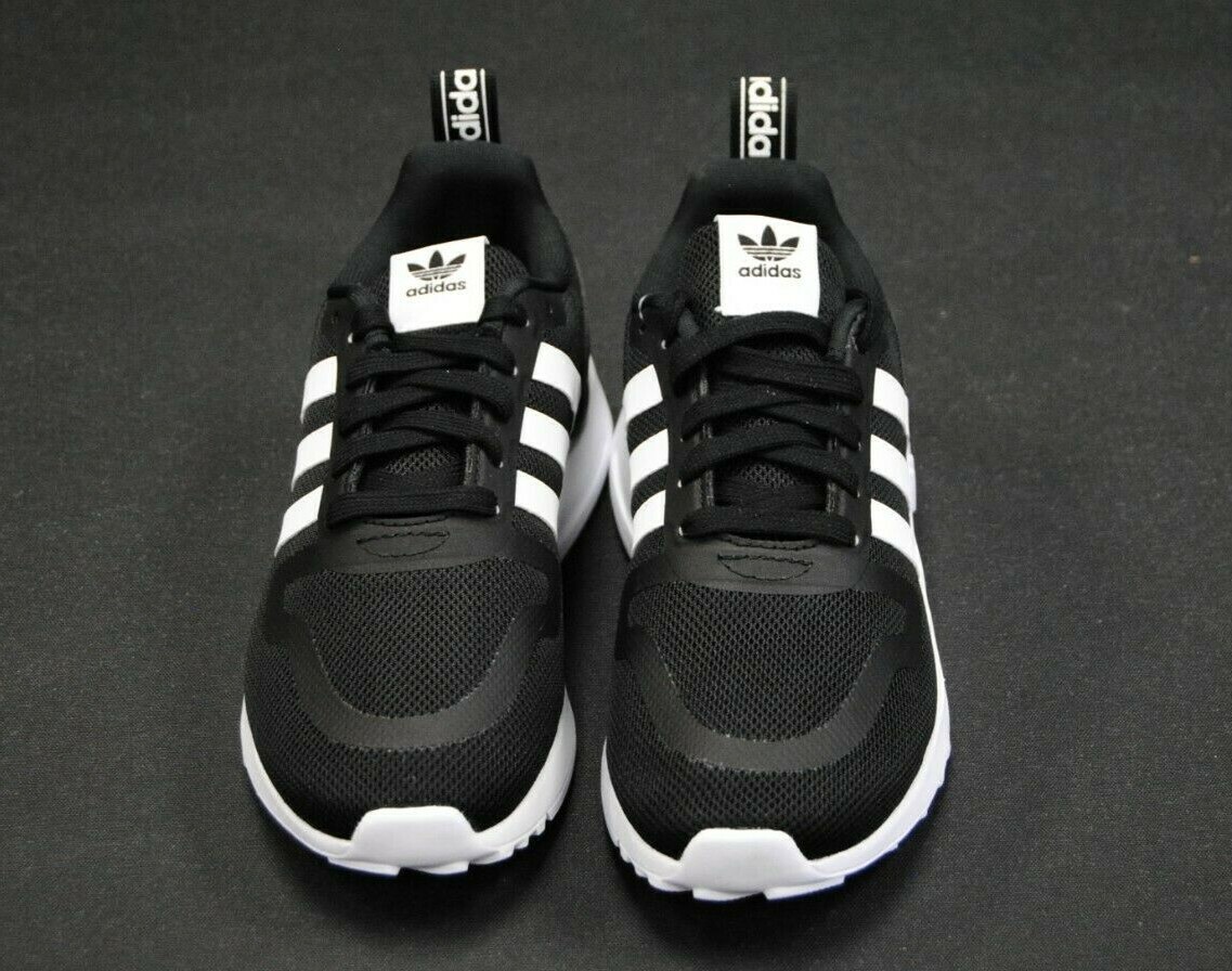 [G55538] NEW PRE SCHOOL KID’S ADIDAS ORIGINALS MULTIX C BLACK WHITE BLACK AK188