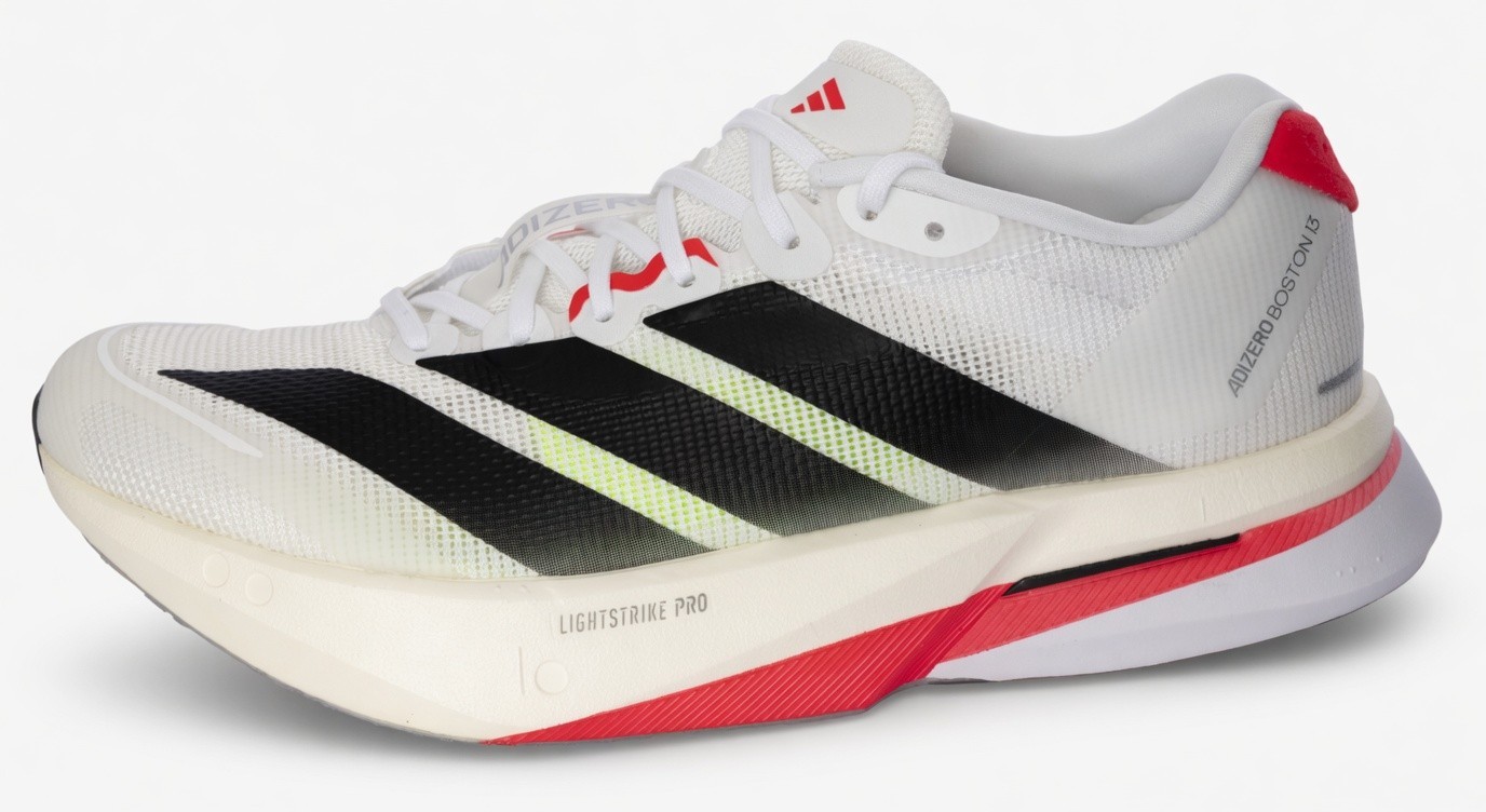 Adidas Adizero Boston 13 W Women’s Running Shoes White Black Red JS4934 SZ 8