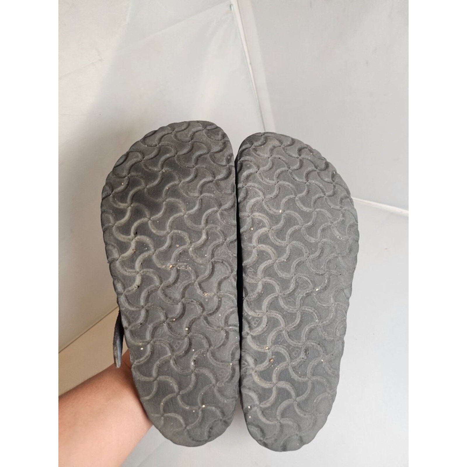 Birkenstock Boston Navy blue Suede Leather 36